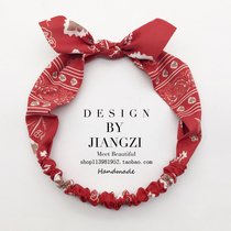 Small freshener butterfly knot hair with female Korean head accessories net red overfairy sweet Maessen Tightness Fabric Hair Stirrup