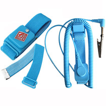 Anti-static bracelet wired wrist strap wireless static ring blue bracelet anti-adhesive pad dual-station alarm