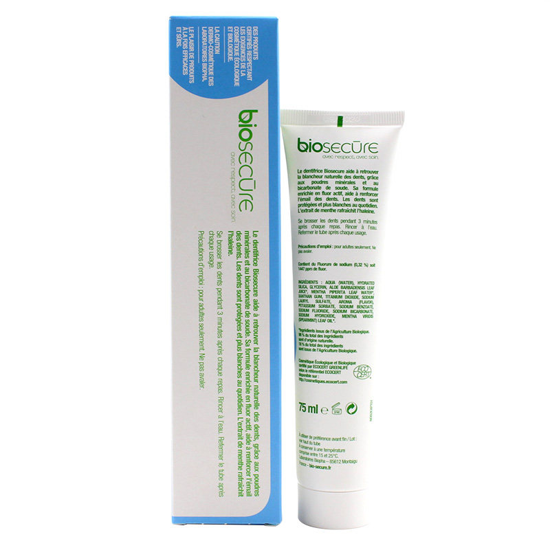 [USD 26.91] French import Bio Secure A pleasant bright B toothpaste ...