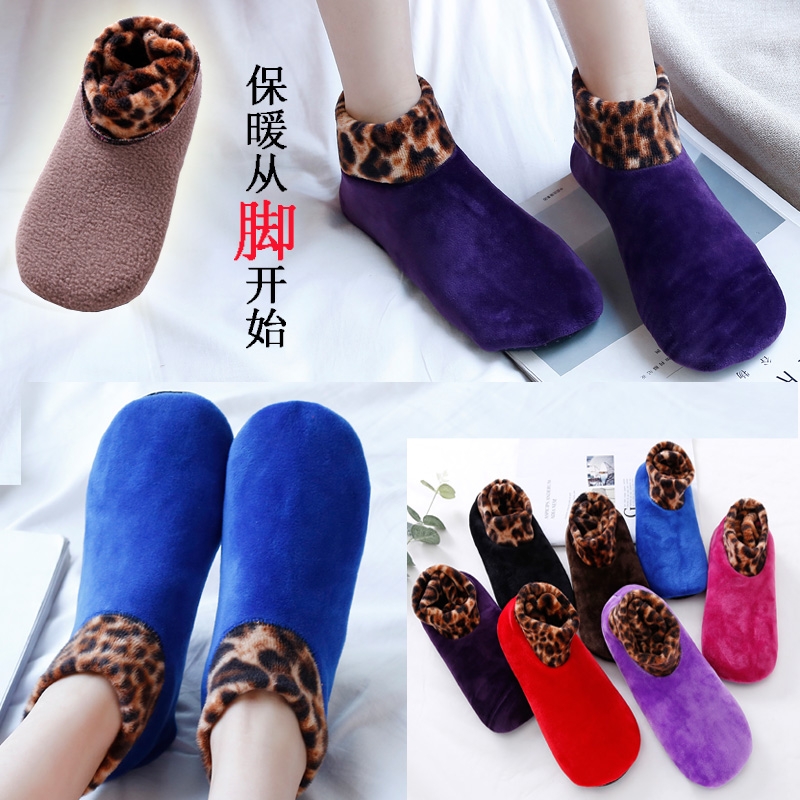 Floor Socks Adult Female Thickening Plus Suede Non-slip Soft Bottom Interior Super Soft Socks Autumn Winter Home Warm Carpet Socks-Taobao