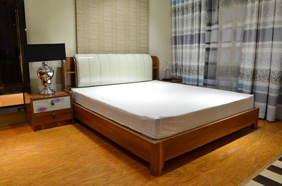 Hoàn thành bộ nội thất phòng ngủ bốn bộ đồ sáu mảnh kết hợp 1,8m đôi giường đôi năm hoặc sáu cánh tủ quần áo tối giản hiện đại ghế sofa giá rẻ
