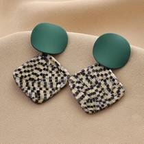 Versailles earrings earrings niche design high cold wind this years new unique star new