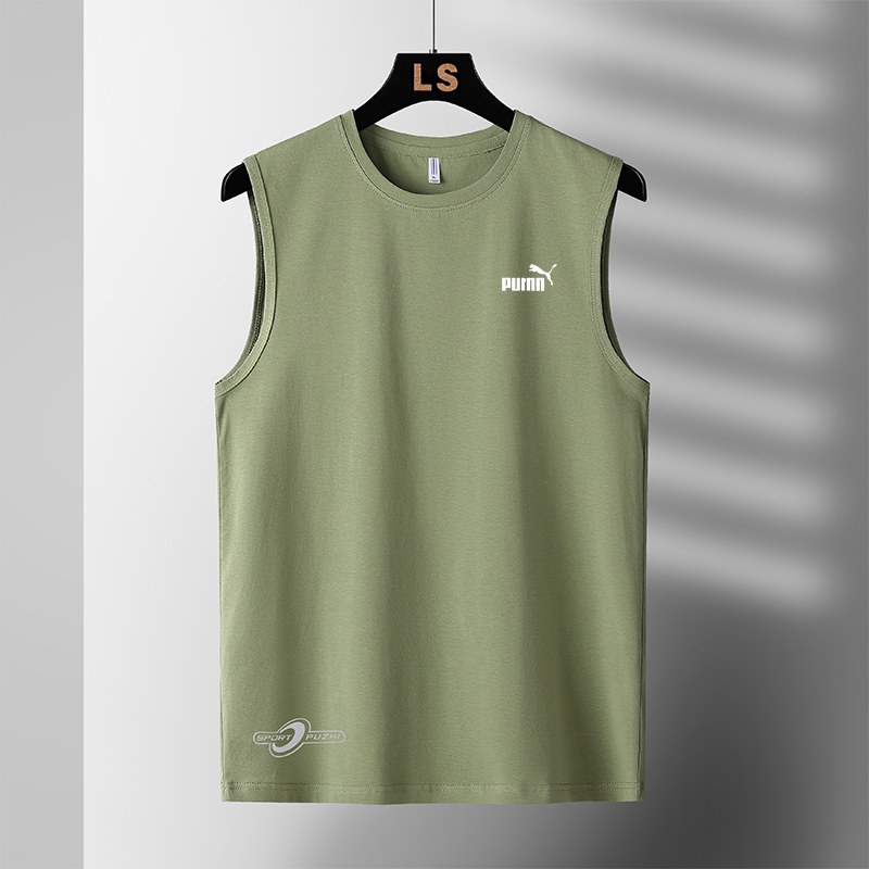 Outlet Store Men's Summer Thin Vest for Fitness, Sports, and Casual Wear, Pure Cotton Undershirt, Large Size, Loose Sleeveless T-Shirt Outlet Store Men's Summer Thin Vest for Fitness, Sports, and Casual Wear, Pure Cotton Undershirt, Large Size, Loose Sleeveless T-Shirt