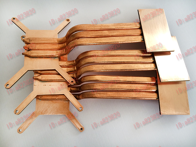 CPU radiator heat pipe radiators fins heat dissipation heat dissipation pipe heat dissipation copper pipe welding radiators customized