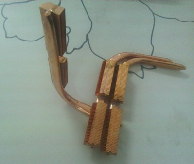 Heat pipe radiators tailor-made to figure processing copper heat pipe copper fins heating pipe welding individual diy heat dissipation modules-Taobao