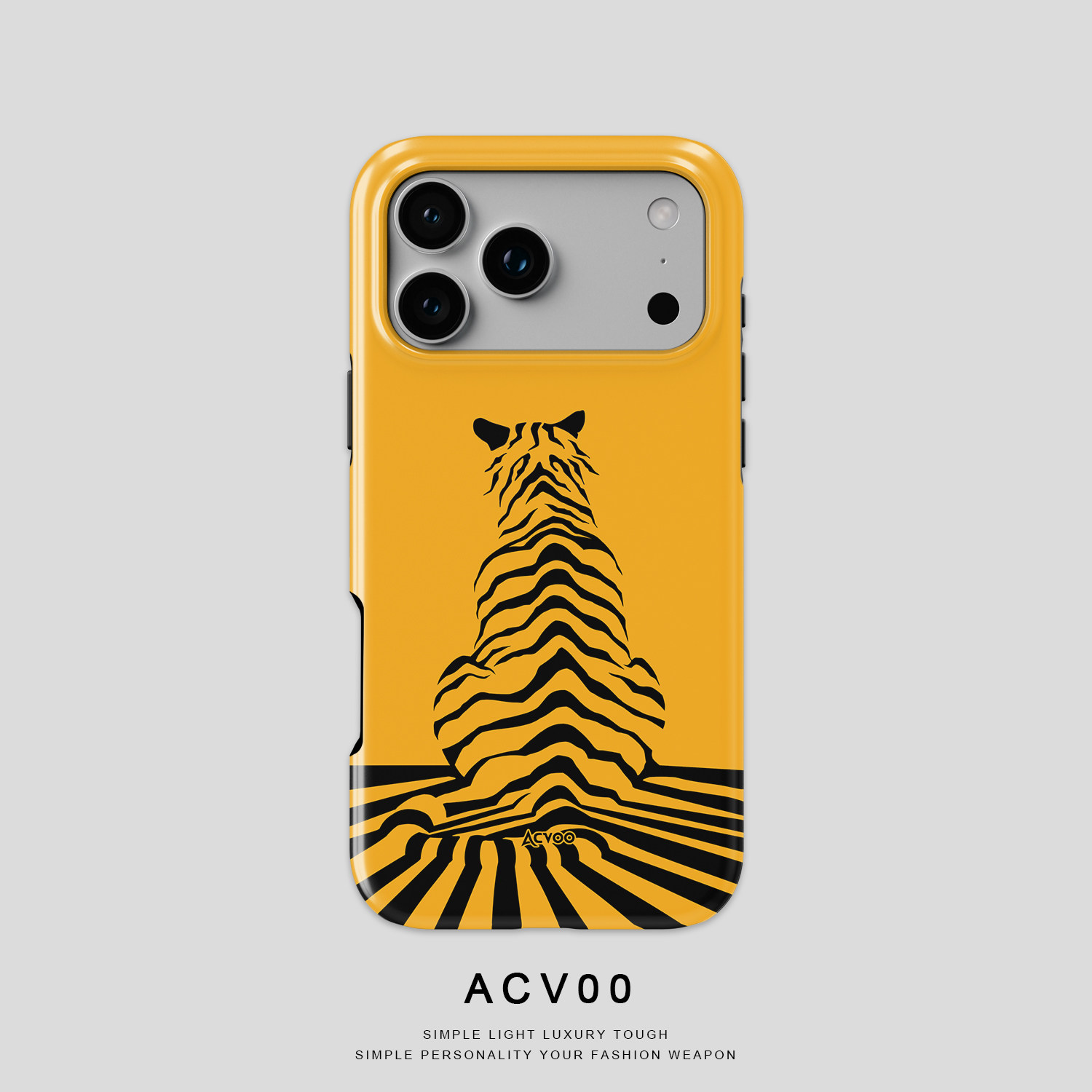 Majestic Tiger Face Close-Up Illustration 21 iPhone Case