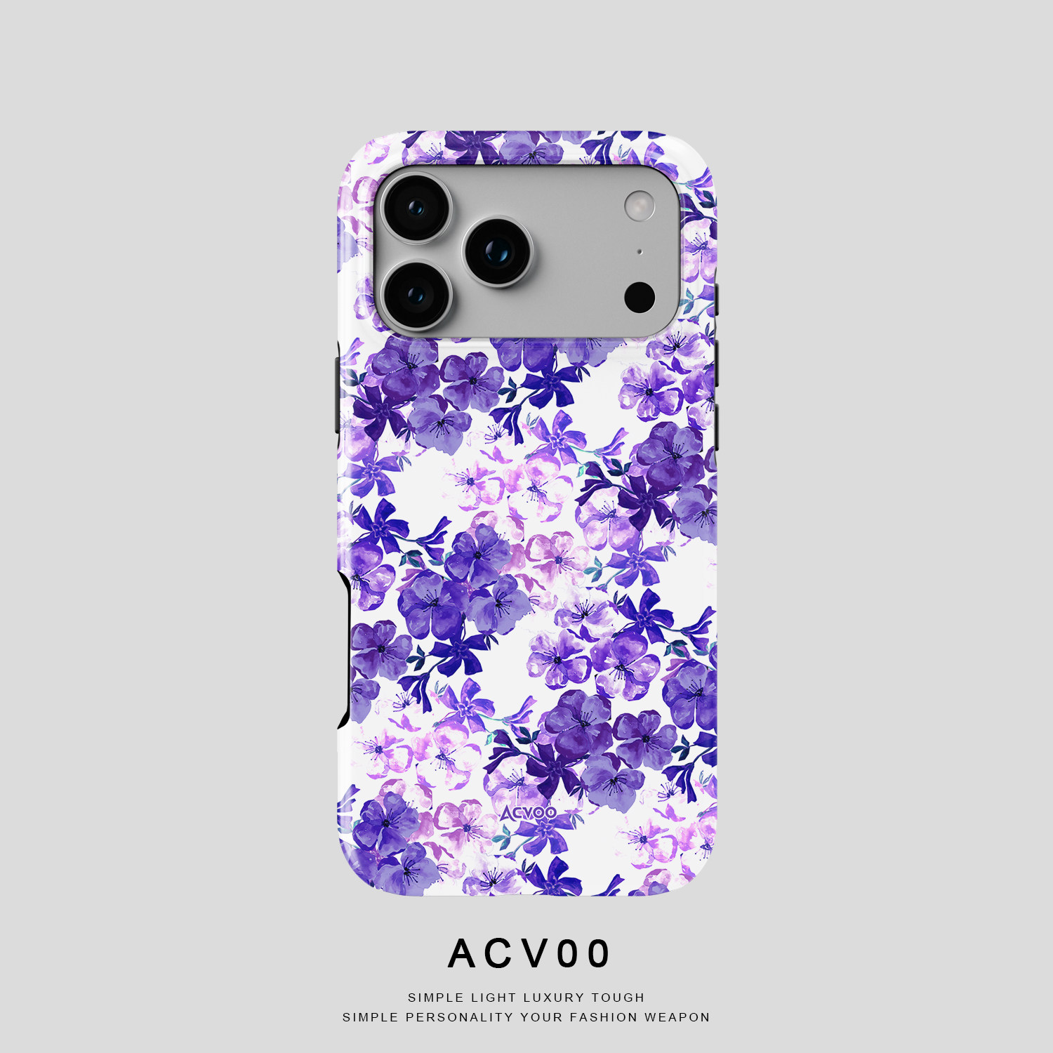 Vintage Black Floral Pattern 21 iPhone Case