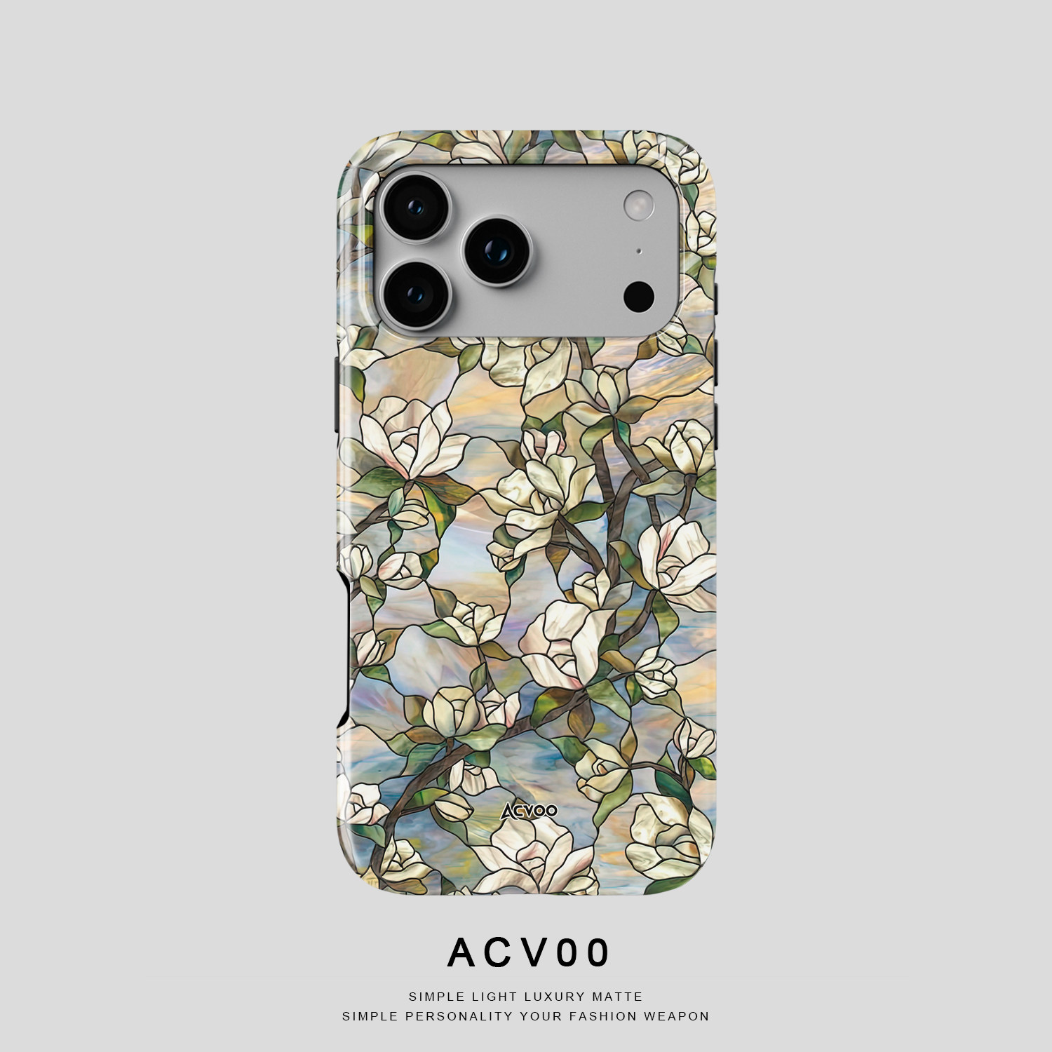 Vintage Black Floral Pattern 21 iPhone Case