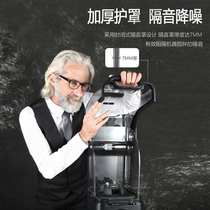 Lancas commercial soymilk machine large capacity 5 liter freshly ground broken wall food processor high power sound insulation belt cover smoothie