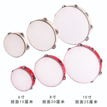 Customized tambourine diy kindergarten childrens dance tambourine Orff professional percussion instrument Xinjiang hand drum