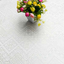 Soft ethnic Zhuang brocade characteristic cultural fabric Guangxi fabric white plain tablecloth clothing clothing Zhuang costume