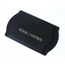 Rectangular silver European-style plastic tray leather non-slip tray plastic tea tray guest room serving tray