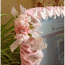 Lace universal flower dust-proof monitor cover mail cover inch computer art bunny - cloth cover computer 19 girth 26