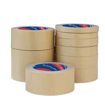 Water-free brown paper high-strength photo frame sealing tape kraft paper tearing tape hand paper whole box sticky