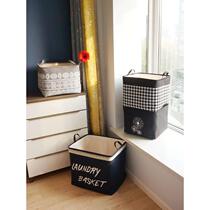 Wutong blossoms covered storage box book box fabric cotton and linen organizing box extra large seasonal clothes and quilt turnover