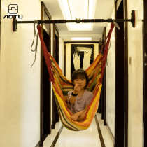 Swing indoor childrens hanging chair courtyard hammock bedroom balcony bag horizontal bar home door frame swing cradle