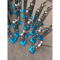 Non-standard customized new product stainless steel engineering column handrails hanging glass railings shopping mall guardrails villa fence accessories