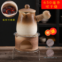 Cooking fire roasting room milk tea carbon teapot boiling stove open fire tea set tea stove household pot pot tea pot pottery pot side handle