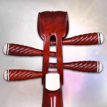 Wood color Liuqin Suzhou rosewood musical instrument original manufacturer direct sales polished Liuqin rosewood copper products Liuqin Qingshui