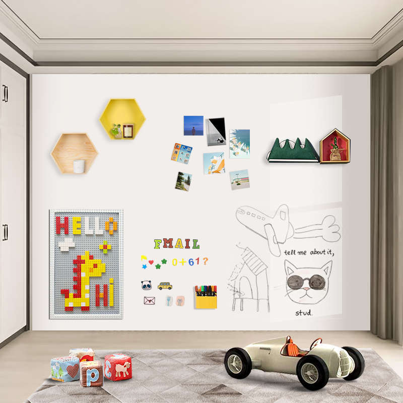 Magwall Magnetic Double-Layer Whiteboard Soft Wall Sticker for Painters, Magnetic Blackboard for Kidsren's Office Room Writing Magwall Magnetic Double-Layer Whiteboard Soft Wall Sticker for Painters, Magnetic Blackboard for Kidsren's Office Room Writing