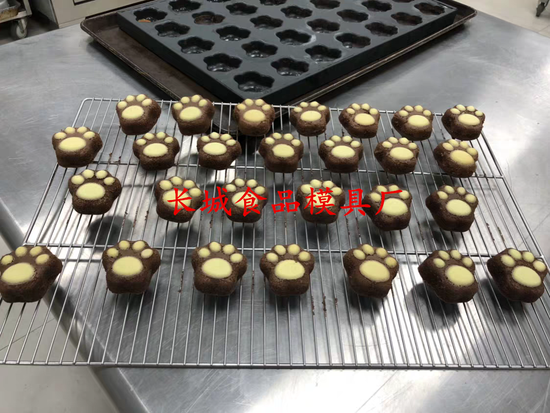 Bánh chống dính khay nướng bánh 4060 nướng tròn dây thương mại vẽ nước giòn trứng bí ngô mận nở - Tự làm khuôn nướng khuôn bánh dứa