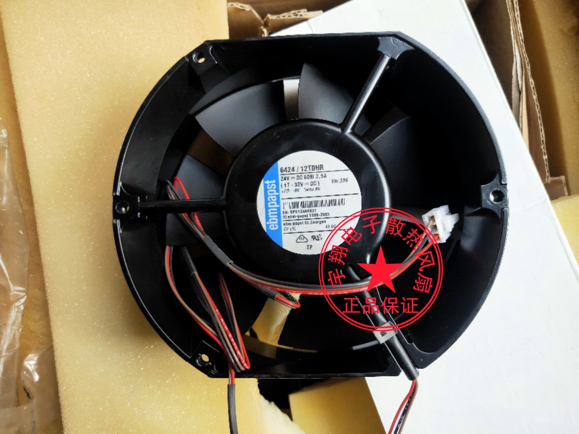 6424 12TDHR 24V 2 50A Original fit German 6424TDR megacities server equipment fan