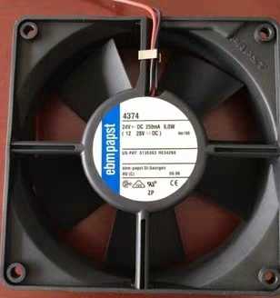 Brand new original set ebmpapst 4374 24V 250MA 6 0W 12CM frequency converter fan