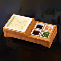 Douyin bean curd with tofu box bamboo tofu mold tofu mold tofu seasoning set combination non-leaking bean shelf