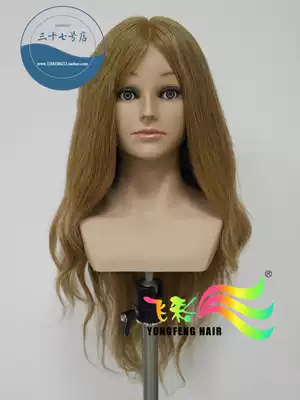 Special price Yongfeng Feicai full real hair practice head model weaving doll head tie hair fake person head hair hair model model head