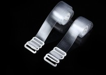 Loose clearance with wedding dress strapless clothes shoulder transparent shoulder strap 1cm15cm frosted transparent