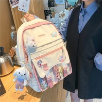 School Bag Women Xia Han Version Original Juku Ulzzang Day Department Elementary School Students Three To Six Grade Brief About Large Capacity Double Shoulder Bag