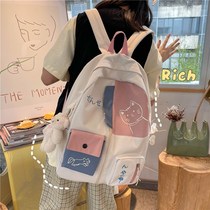 Day School Bag Girl Han Version Original Juku Ulzzang Elementary School Students Three To Sixth Grade Junior High School Students Large Capacity Double Shoulder Bag