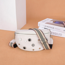 Leather Diamond Saddle Bag 2021 New Tide Summer Fashion Joker Bag Shoulder Bag Women Craft Leather shoulder bag