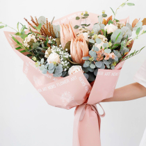 Flower wrapping paper flower love feather paper Matisse rose bouquet flower waterproof Ouya paper Tanabata flower material