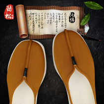 Monk shoes Luohan shoes mens thousand-layer bottom Monk shoes autumn and winter single shoes Monk shoes Buddhist shoes Zen shoes Bhikshuni shoes Buddhism