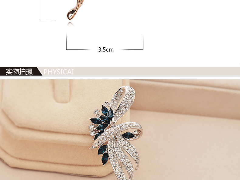 Broche femme en Zircon diamant - Ref 1173424 Image 17