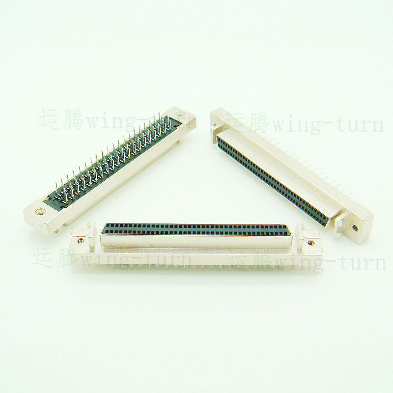 Totem MDD80FL-180 SCSI HPDB80 straight foot 80pin straight insert mother head PCB board card small black clip