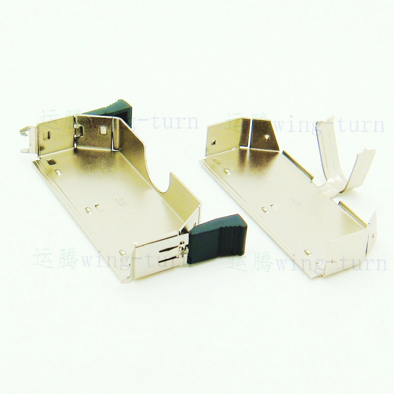 运腾 fmd68m-k-al scsi 插头 hpdb68公头塑壳 68芯公 压线连接器