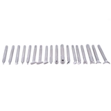 Смех в ручной работы DIY кожаные инструменты для резьбы Condor MT Printing Set Set Tangcao Овощная резьба 18 общих пакетов