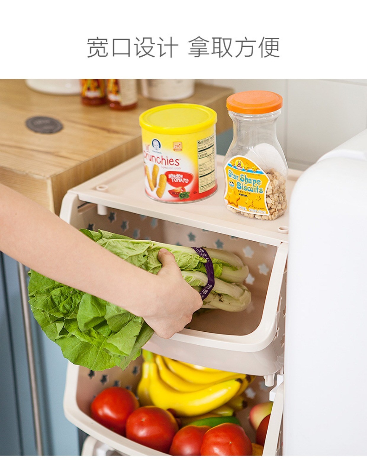 Nhà bếp kệ lưu trữ sàn nhiều lớp trái cây và rau giỏ cung cấp các thiết bị nhỏ bộ phận lưu trữ đồ chơi giỏ lưu trữ tạo tác - Trang chủ kệ úp chén