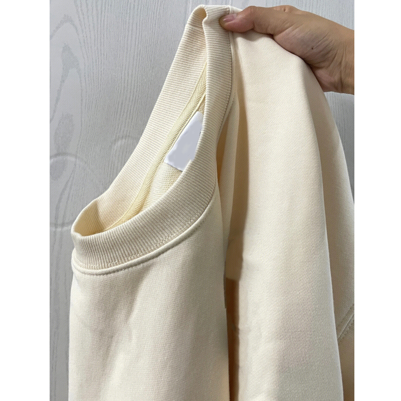 American-Style Solid Color Inner Layer Apricot Sweatshirt for Women, Base Shirt, 2025 Autumn New Fashion Simple Student T-Shirt Top