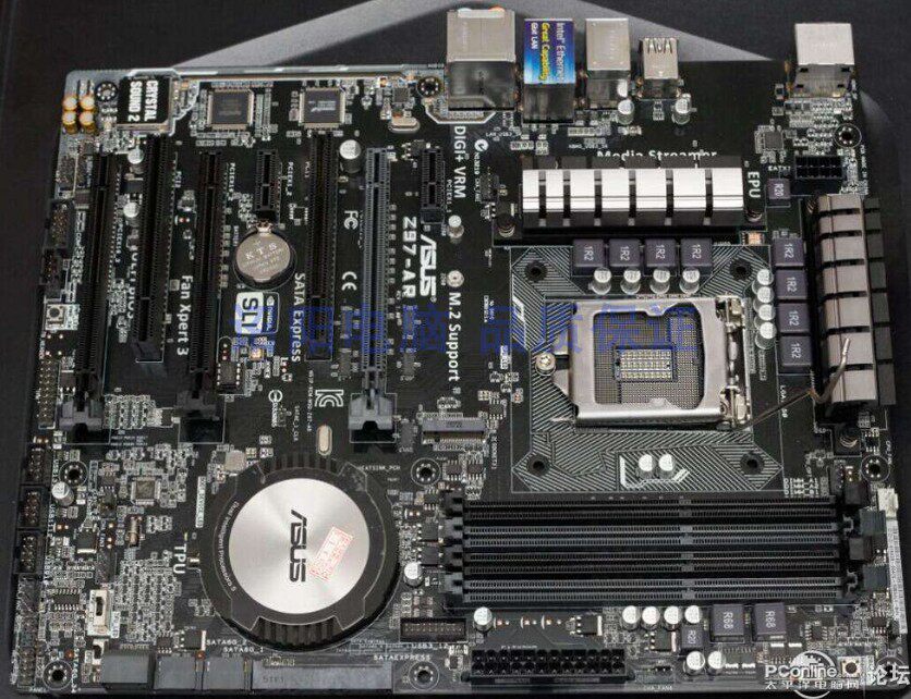 Asus ASUS Z97-ARAsus ASUS Z97-AR gaming motherboard National Bank 1150-pin support i7