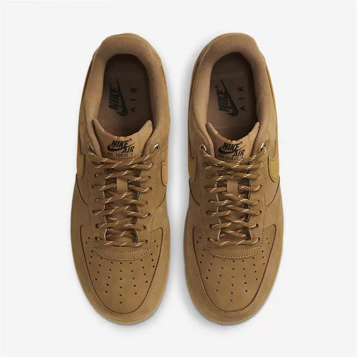 Nike мужские и женские кроссовки Air Force 1 в пшеничном цвете, низкие модели, кроссовки Air Force One CJ9179-200