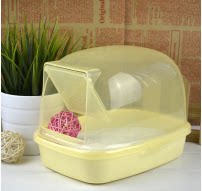 Dragon Cat Living Cub Crystal Flush house with door Anti-splashing dragon cat Bathrooms Bathrooms Bath Room Bath room