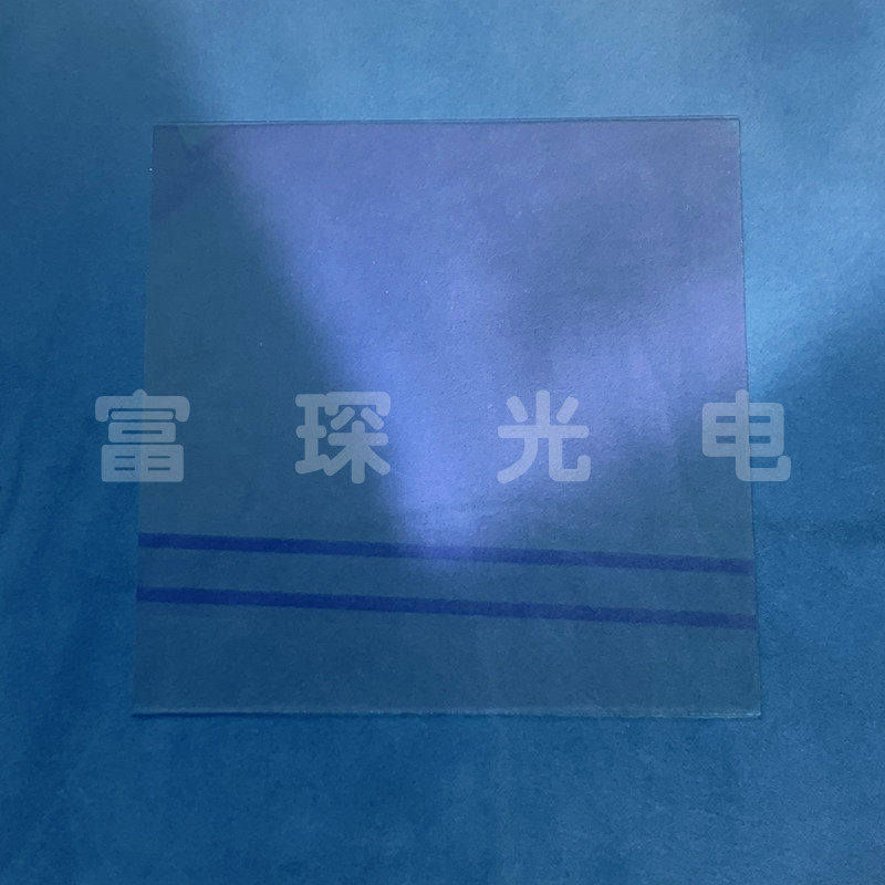 Ultra-white glass coated window sheet 89*89*1 1mm AR @ 1654nm antireflection film