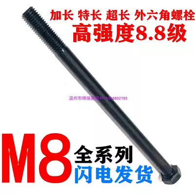 M8x100x140x190x250X320x38 of high strength 8 8 8 extra hexagon bolts