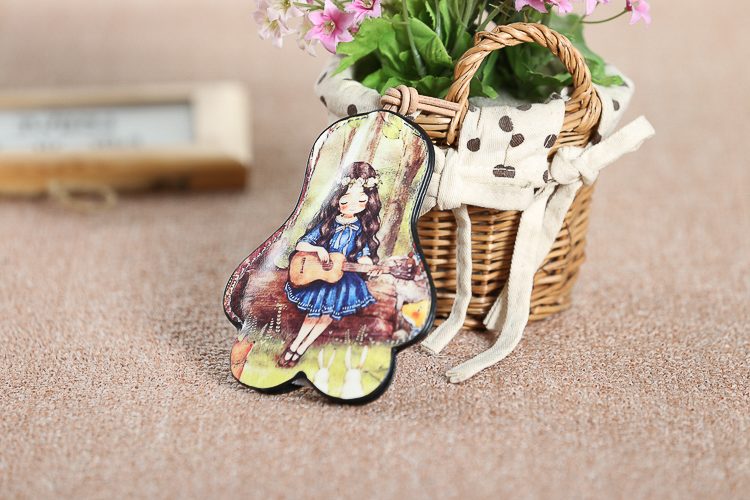 Túi chìa khóa mini đa chức năng của phụ nữ Hàn Quốc dễ thương vẽ tranh vẽ cá tính sáng tạo bộ chìa khóa xe hơi ví nữ đẹp 