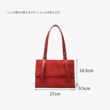 Красная сумка через плечо для матери на день матери для невесты, подарок на день рождения