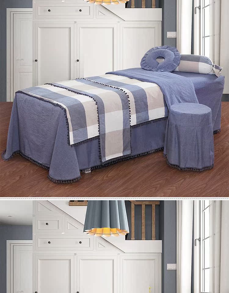 Beauty khăn trải giường cotton gia đình của bốn bộ khử trùng không khí giường đẹp giường ngủ tươi bao gồm Body Massage đa mục đích - Trang bị tấm khăn trải giường spa