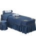 lớp mỹ phẩm Tencel denim bedspread thẩm mỹ viện tùy chỉnh thêu đầu bán kính hình thang massage Body bedspread - Trang bị tấm